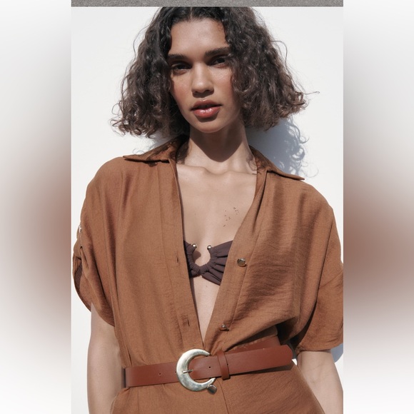 ✨SALE✨ ZARA BELTED SHIRTDRESS ✨SALE✨ - Picture 7 of 14